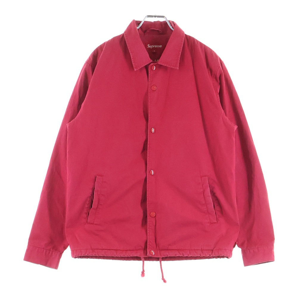 SUPREME(シュプリーム) 10AW Leopard Lined Coaches Jacket レオパード コーチジャケット レッド