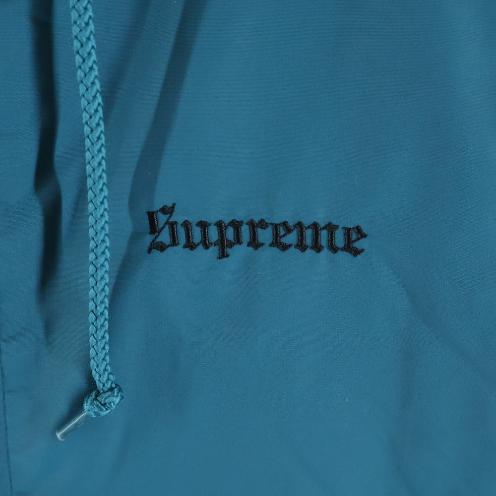 SUPREME(シュプリーム) 19SS Cheetah Hooded Station Jacket ジップアップ ナイロンジャケット フーディ ブルー