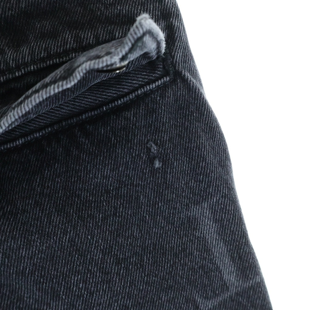 SUPREME(シュプリーム) 24AW ×MARTINE ROSE DENIM CARGO PANTS ウォッシュド加工 デニムカーゴパンツ ブラック
