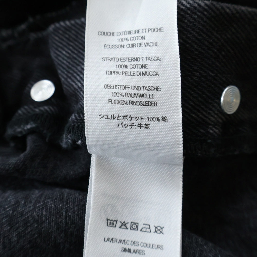 SUPREME(シュプリーム) 24AW ×MARTINE ROSE DENIM CARGO PANTS ウォッシュド加工 デニムカーゴパンツ ブラック