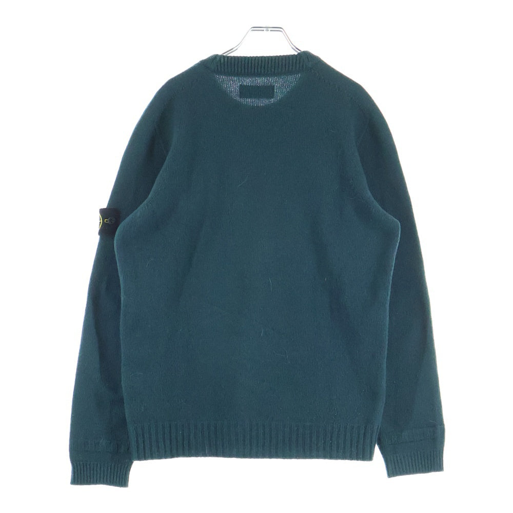 STONE ISLAND(ストーンアイランド) ロゴワッペン クルーネックセーター ニット グリーン 7715524A3