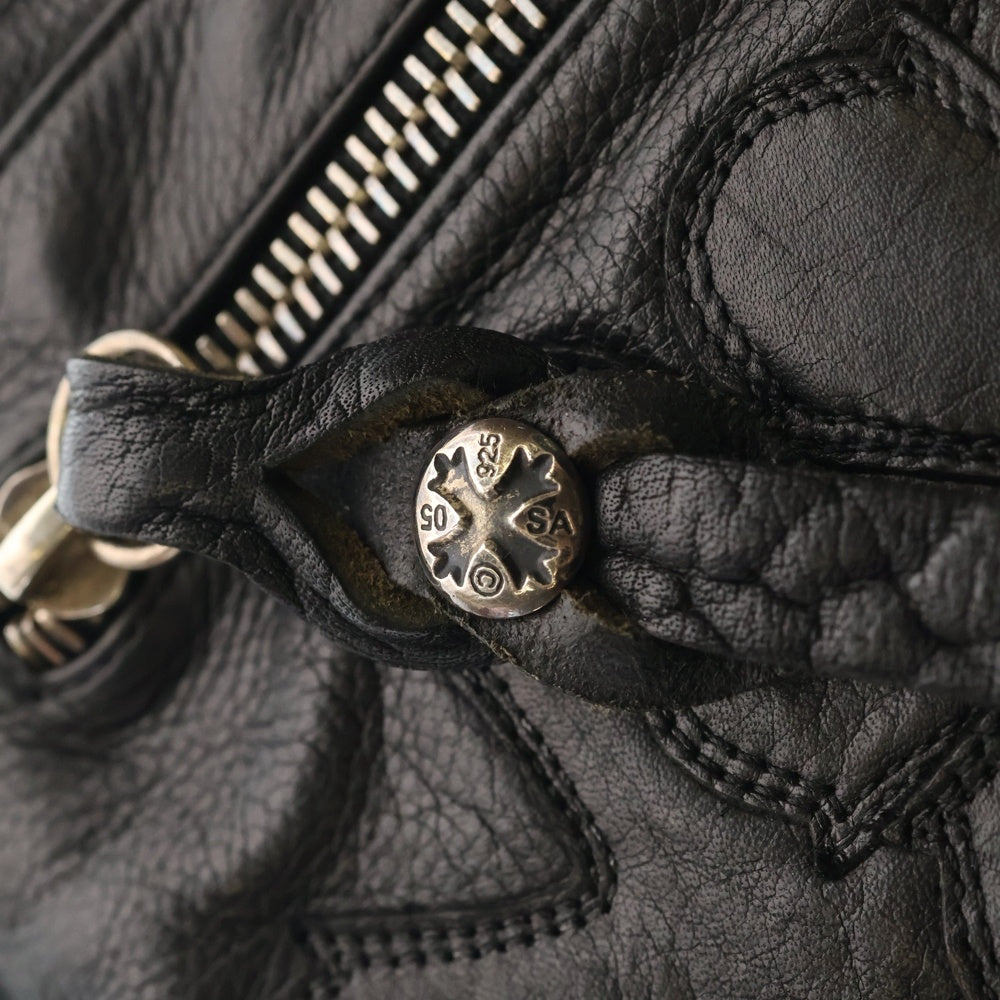 Soffer Ari(ソファアリ) BACK PACK BAG パッチデザイン レザー バックパック バッグ ブラック