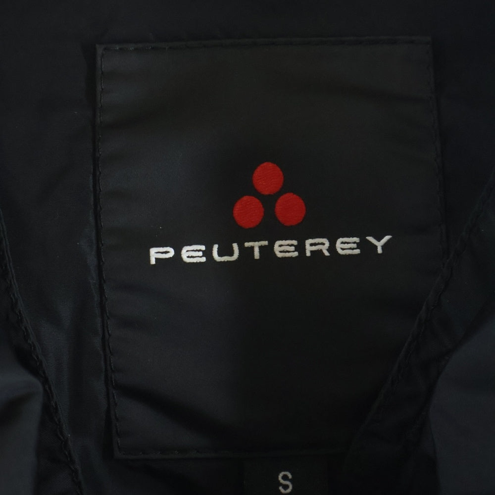 PEUTEREY(ピューテリー) 4 POKET DAWN JACKET PEU0935 4ポケット フーデッドダウンジャケット ブラック