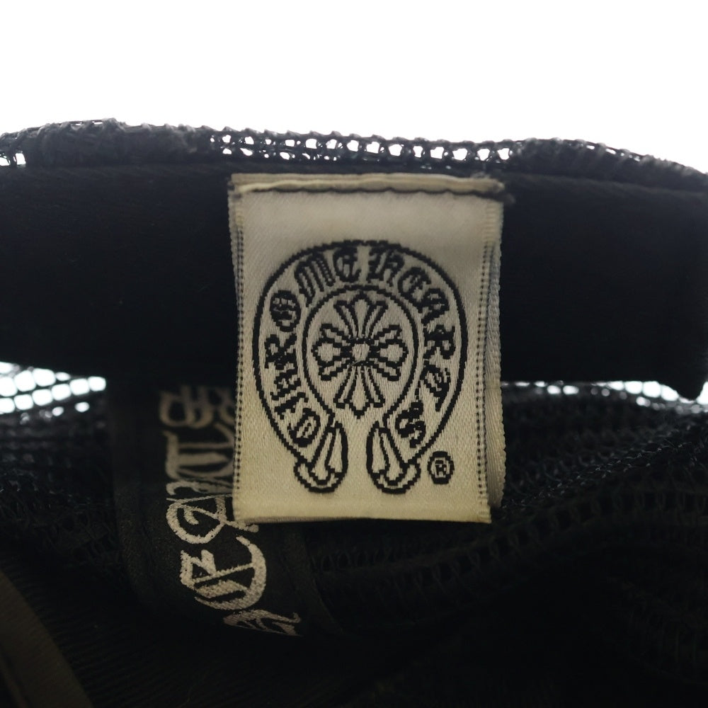 CHROME HEARTS(クロムハーツ) セメタリークロスパッチ/レザー/メッシュキャップ/トラッカーキャップ/帽子/クロスボール/スクロールラベル