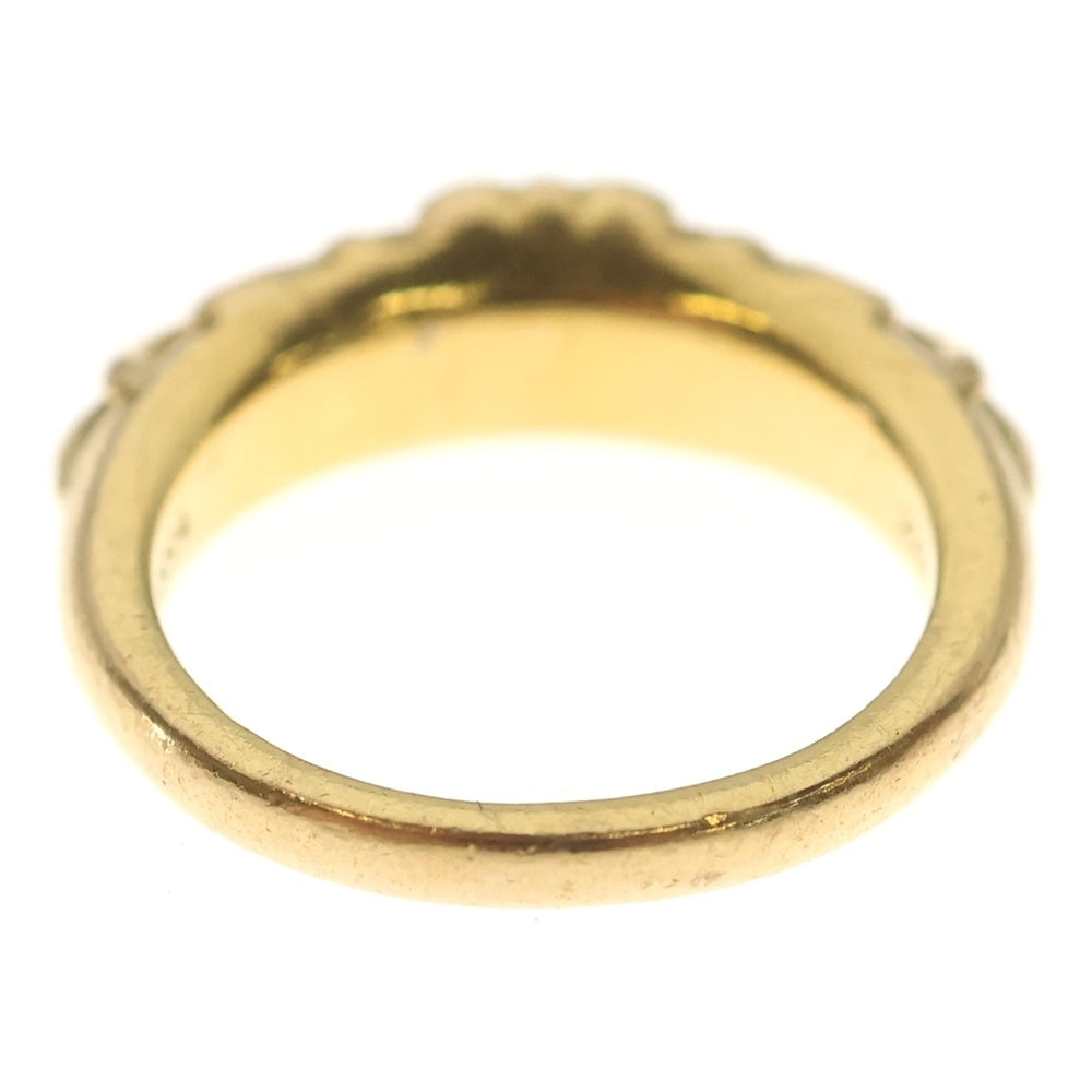 CHROME HEARTS(クロムハーツ) 22K BABYCLSC P/DIA ベイビークラシック フローラルクロスリング PAVEダイヤ ゴールド BCA055 レディース