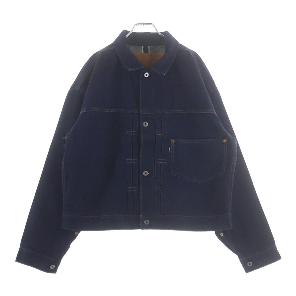 Levi's(リーバイス) ×BEAMS SUPER WIDE V2 TYPE I TRUCKER ビームス ワイドデニムジャケット トラッカージャケット インディゴ A8424-0001