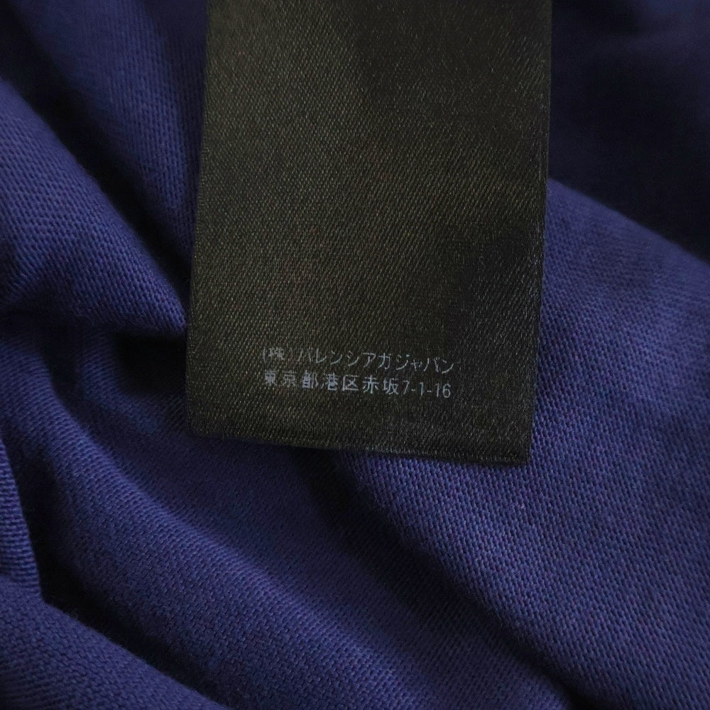 BALENCIAGA(バレンシアガ) FREE S/S TEE 612966 TKVD3 フリー フロント刺繍 クルーネック半袖Tシャツカットソー パープル