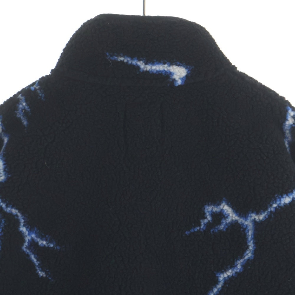 CHALLENGER(チャレンジャー) 25AW THUNDERBOLT BOA JACKET CLG-JK 025-013 サンダーボルト ジップアップ ボアジャケット ブラック