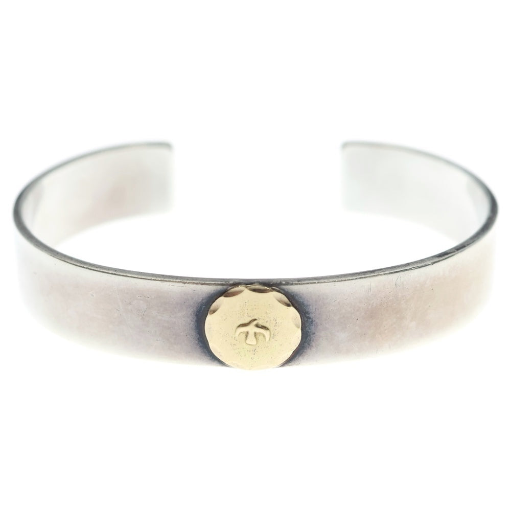 goro's(ゴローズ) 平打ちブレスM バングル シルバー/ゴールド BGA097