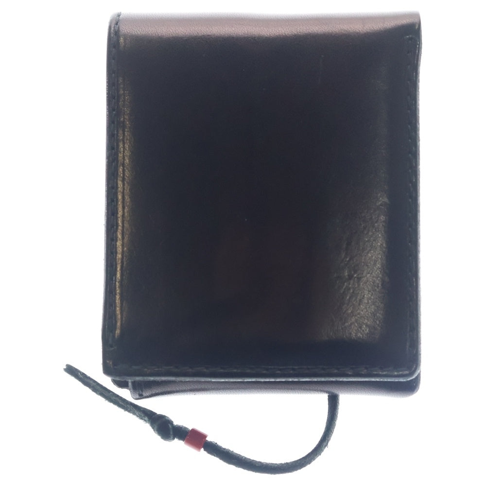 goro's(ゴローズ) SV フラワーコンチョ付き 二つ折り財布 レザーウォレット ブラック