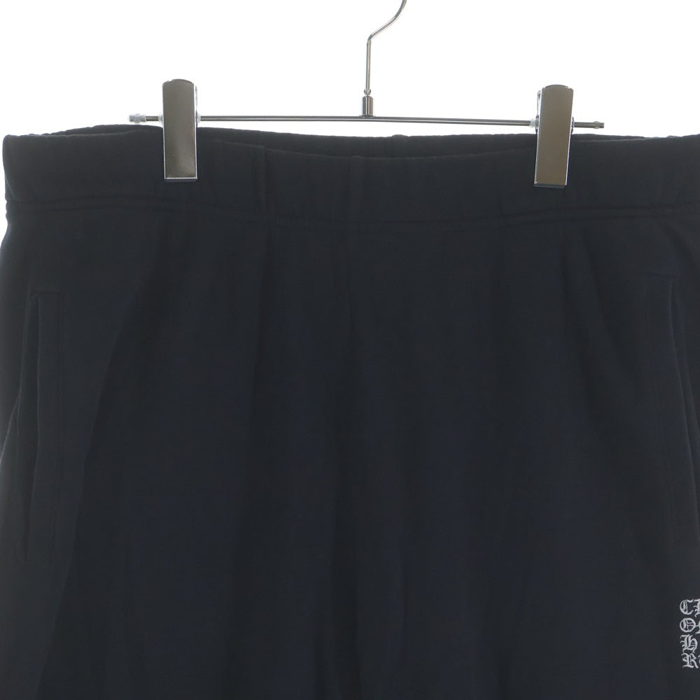 CHROME HEARTS(クロムハーツ) Y NOT Sweat Pants ワイノット ロゴ刺繍スウェットパンツ ブラック