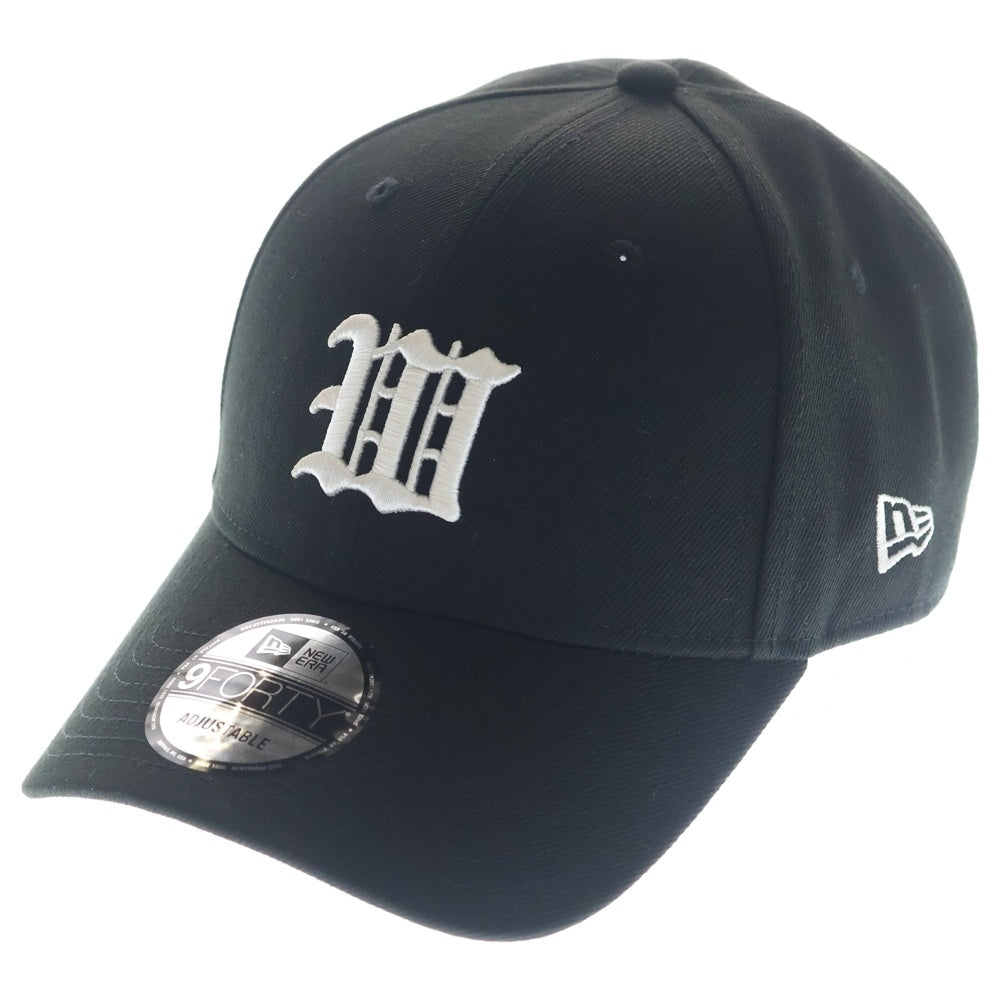 WACKO MARIA(ワコマリア) ×NEW ERA 9FORTY CAP ニューエラ ロゴ ベースボールキャップ 帽子 ブラック/ホワイト 25FW-WMA-CP03