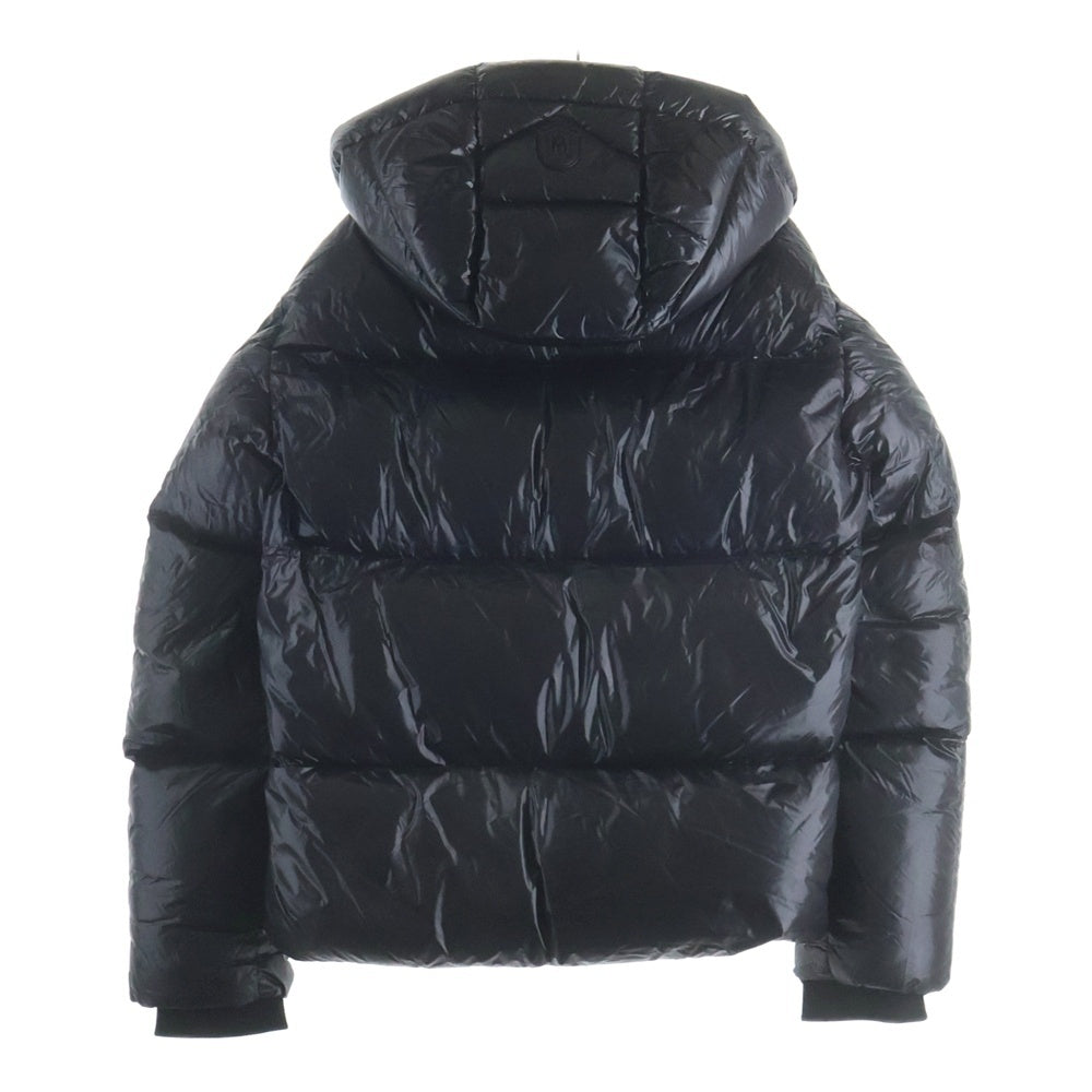 MACKAGE(マッカージュ) Kent-Z グライドン 袖ワッペン ジップアップダウンジャケット ブラック 10332223ー3A