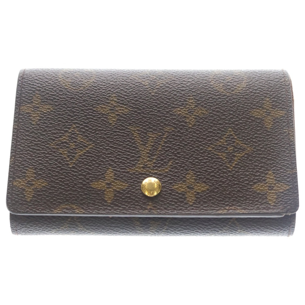 LOUIS VUITTON(ルイヴィトン) ポルトモネ ビエトレゾール モノグラム 二つ折り財布 ブラウン M61730 レディース