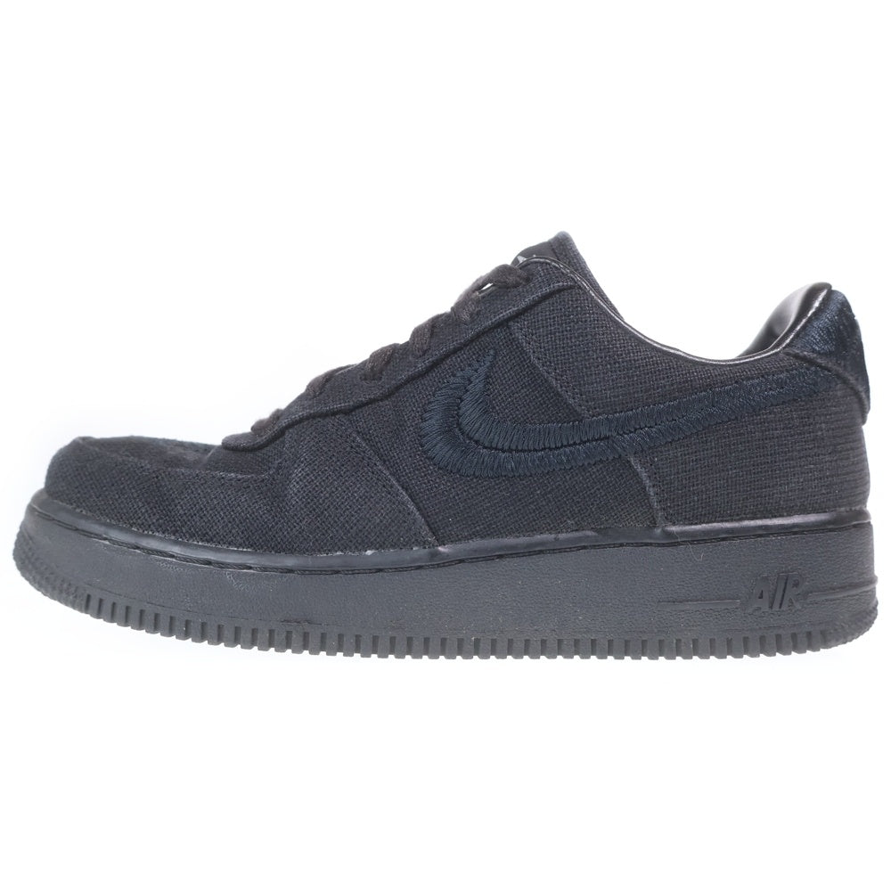 NIKE(ナイキ) ×STUSSY AIR FORCE 1 LOW ステューシー エアフォース1 ローカットスニーカー ブラック レディース US7/25cm CZ9084-001