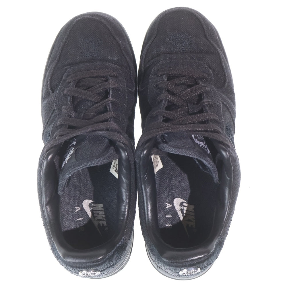 NIKE(ナイキ) ×STUSSY AIR FORCE 1 LOW ステューシー エアフォース1 ローカットスニーカー ブラック レディース US7/25cm CZ9084-001