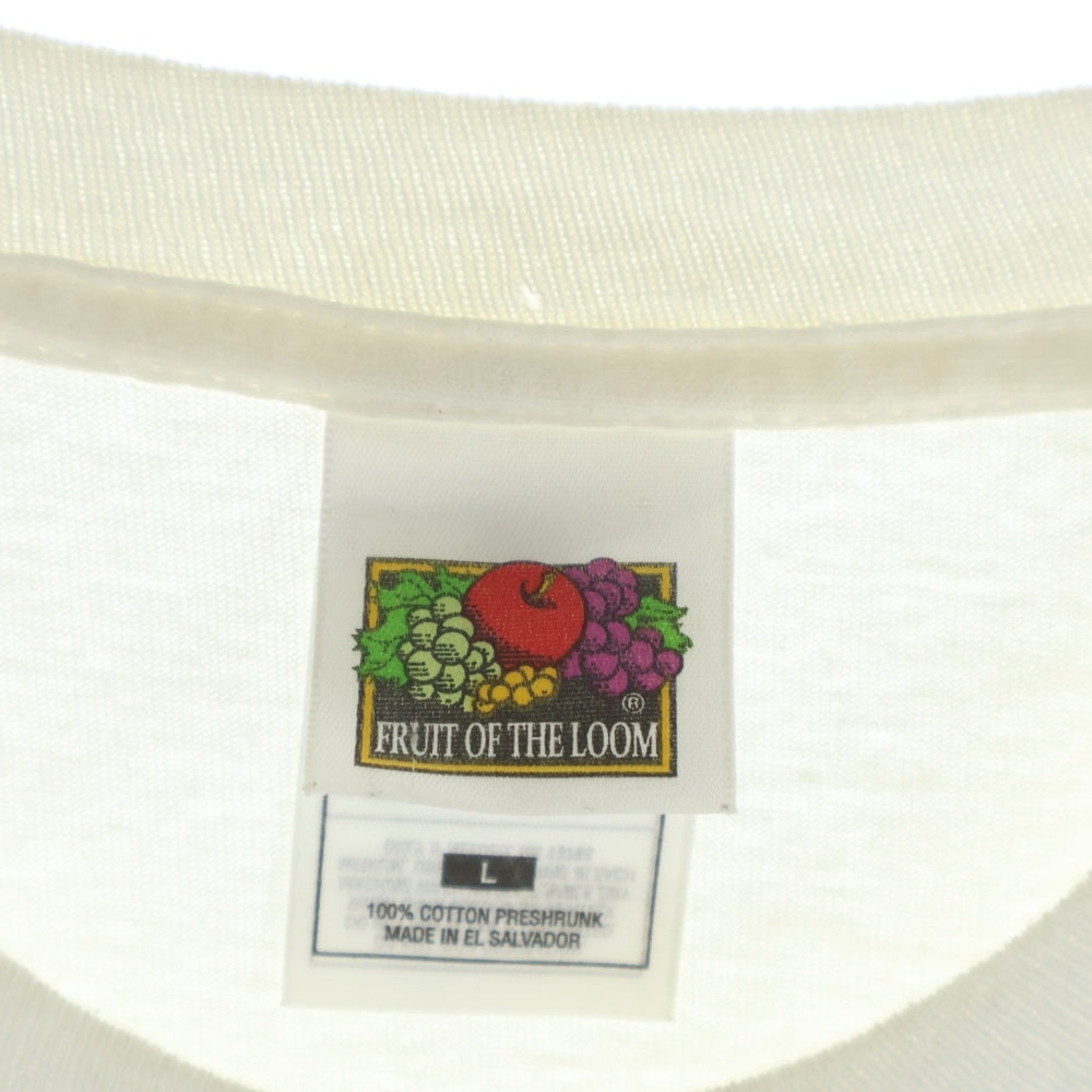 VINTAGE(ヴィンテージ) 90S 2PAC 1971-1996 FRUIT OF THE ROOMタグ 追悼 両面プリントクルーネック半袖Tシャツカットソー ラップT ホワイト