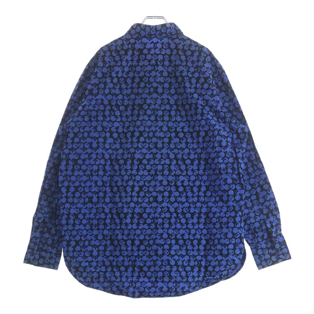 LOUIS VUITTON(ルイヴィトン) 19AW パーフォレーテッドモノグラム 長袖シャツ RM192M ORS HHS20W ブルー