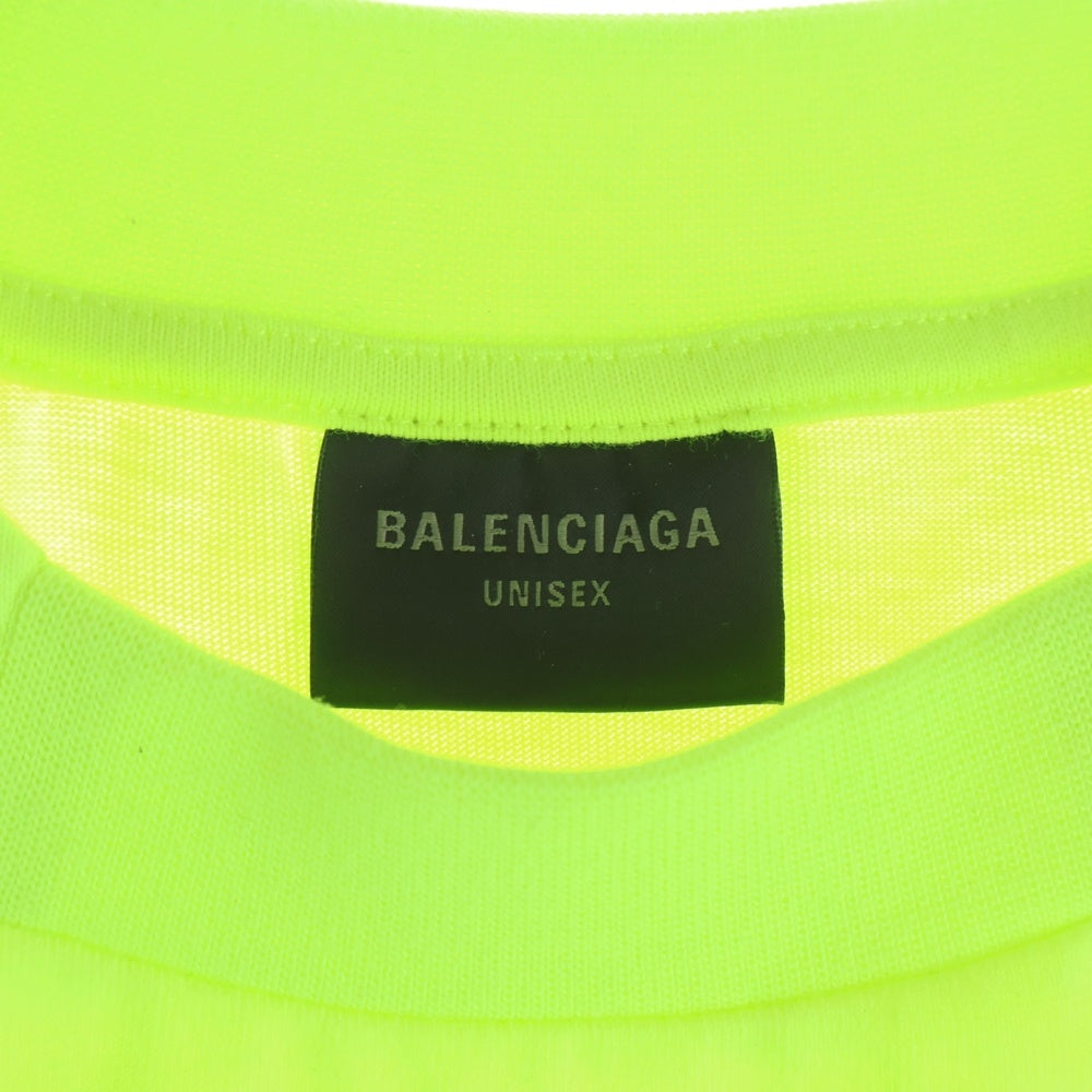 BALENCIAGA(バレンシアガ) 24SS PARIS SOCCER サッカーシリーズ テクニカルジャージー半袖Tシャツ 777705 TPVR5 イエロー
