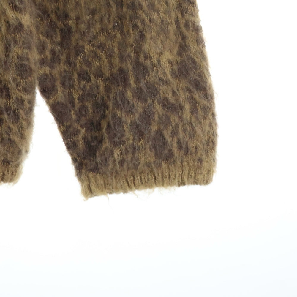 NEIGHBORHOOD(ネイバーフッド) 21AW レオパードモヘアカーディガン ブラウン 212FUNH-KNM04