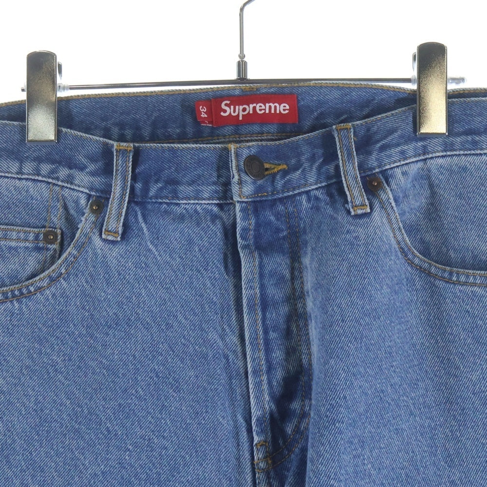 SUPREME(シュプリーム) 25SS Regular Jean レギュラージーンズ ブランドロゴワッペン デニムパンツ インディゴ