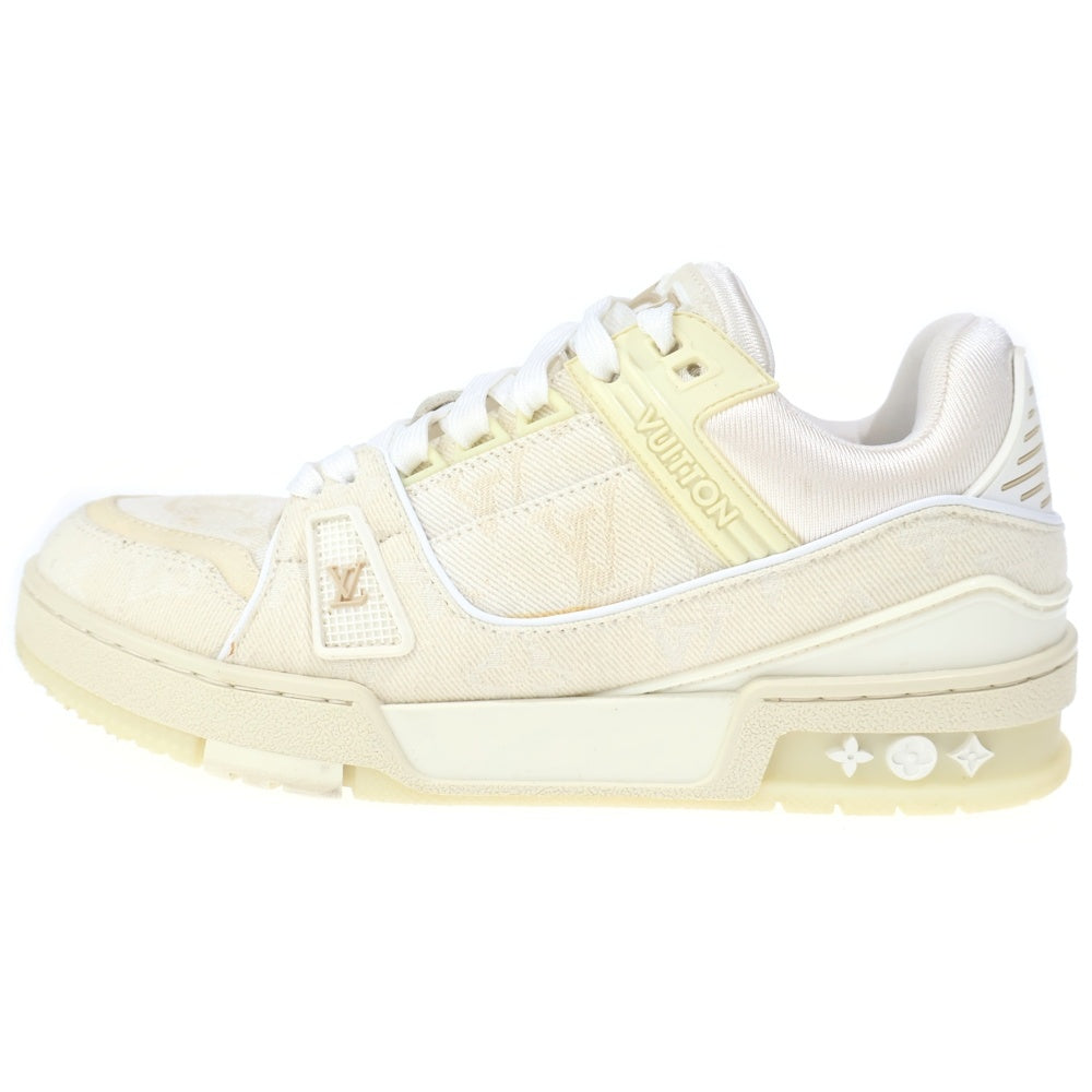 LOUIS VUITTON(ルイヴィトン) LV TRAINER LVトレイナー モノグラム ラインローカットスニーカー ベージュ レディース 1ACP1P