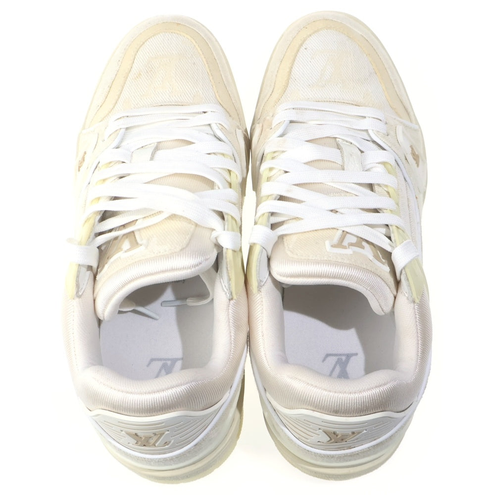 LOUIS VUITTON(ルイヴィトン) LV TRAINER LVトレイナー モノグラム ラインローカットスニーカー ベージュ レディース 1ACP1P