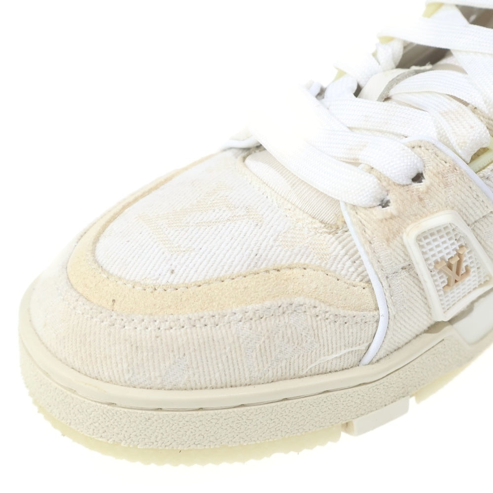 LOUIS VUITTON(ルイヴィトン) LV TRAINER LVトレイナー モノグラム ラインローカットスニーカー ベージュ レディース 1ACP1P