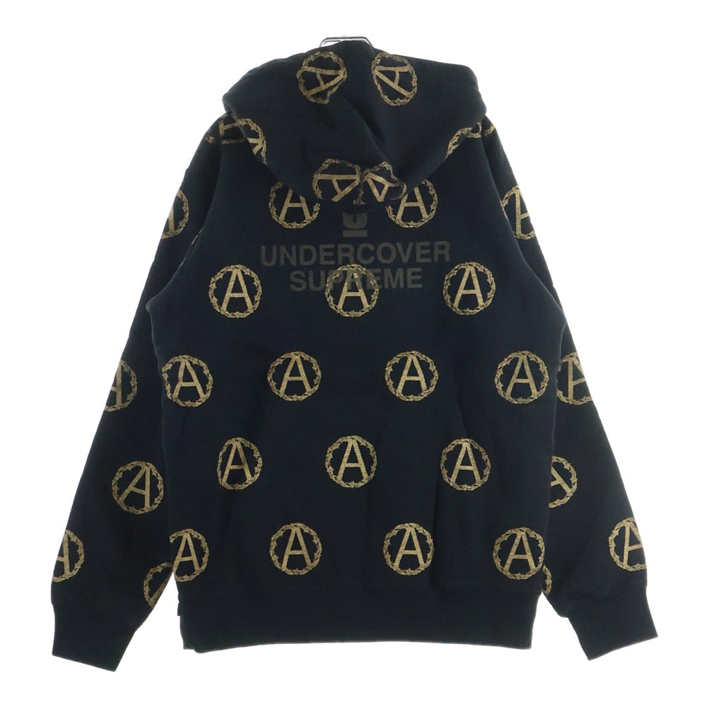 SUPREME(シュプリーム) 16AW UNDERCOVER Anarchy Hooded Sweatshirt アナーキー スウェットフーディー ブラック/ゴールド