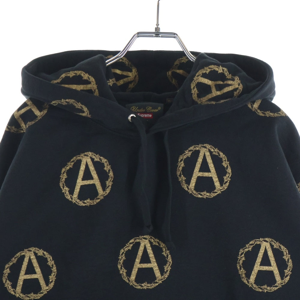 SUPREME(シュプリーム) 16AW UNDERCOVER Anarchy Hooded Sweatshirt アナーキー スウェットフーディー ブラック/ゴールド