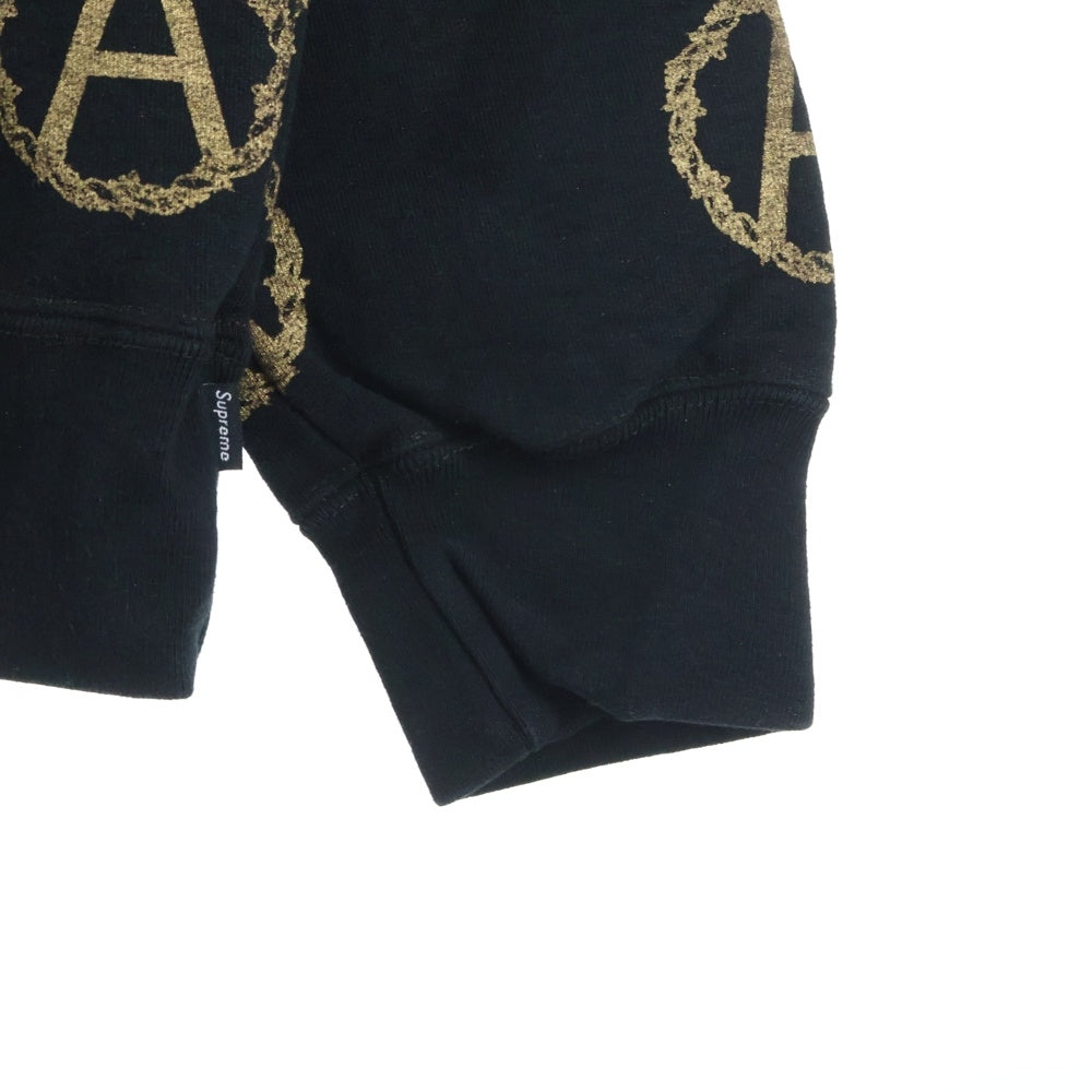SUPREME(シュプリーム) 16AW UNDERCOVER Anarchy Hooded Sweatshirt アナーキー スウェットフーディー ブラック/ゴールド