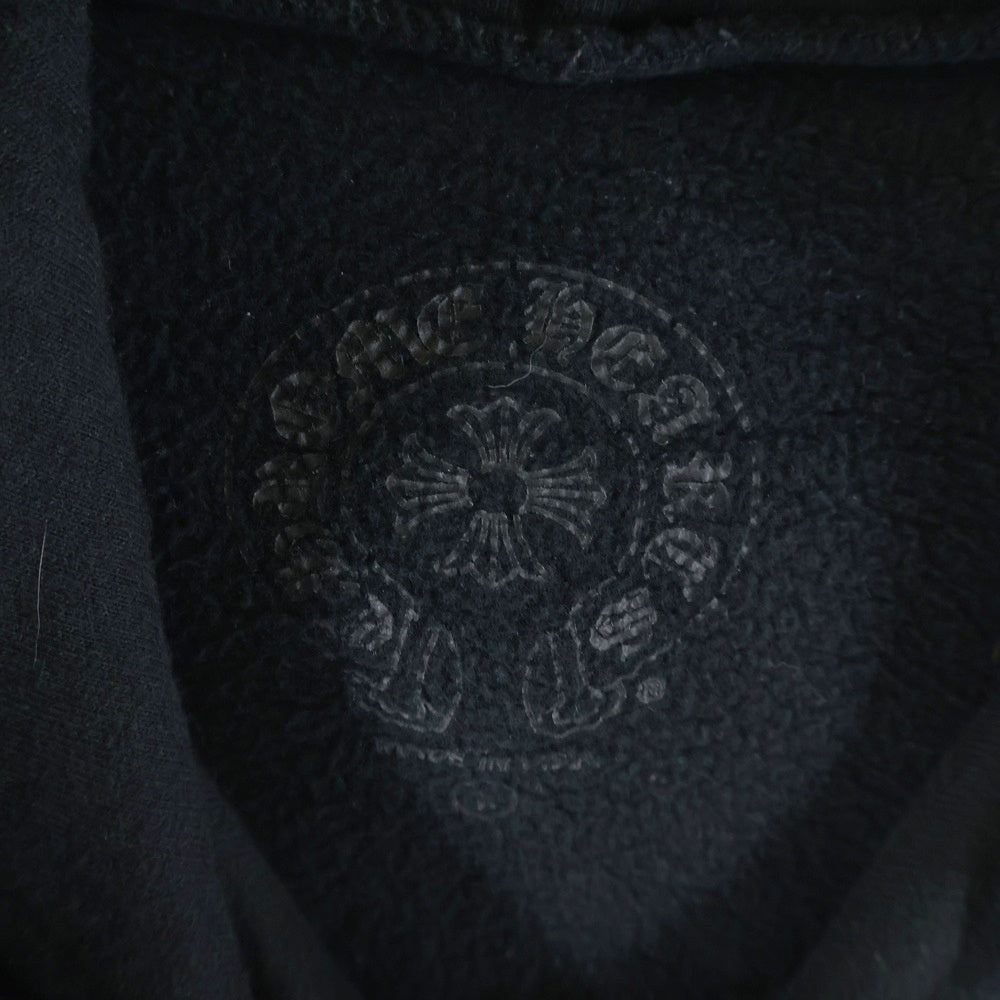 CHROME HEARTS(クロムハーツ) SWTSHRT PLVR アームロゴプリントプルオーバーパーカー ブラック