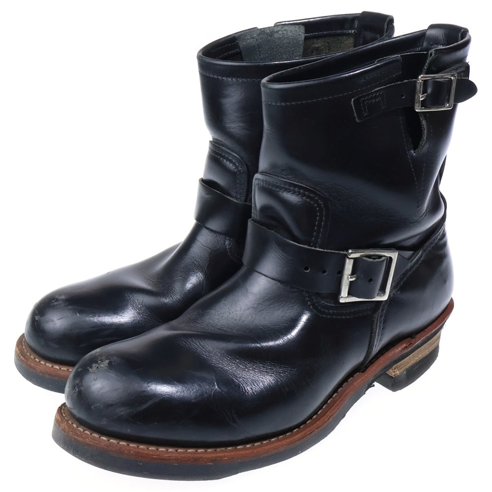 RED WING(レッド ウイング) short engineer ショート エンジニア ブーツ レザー ブラック 2976