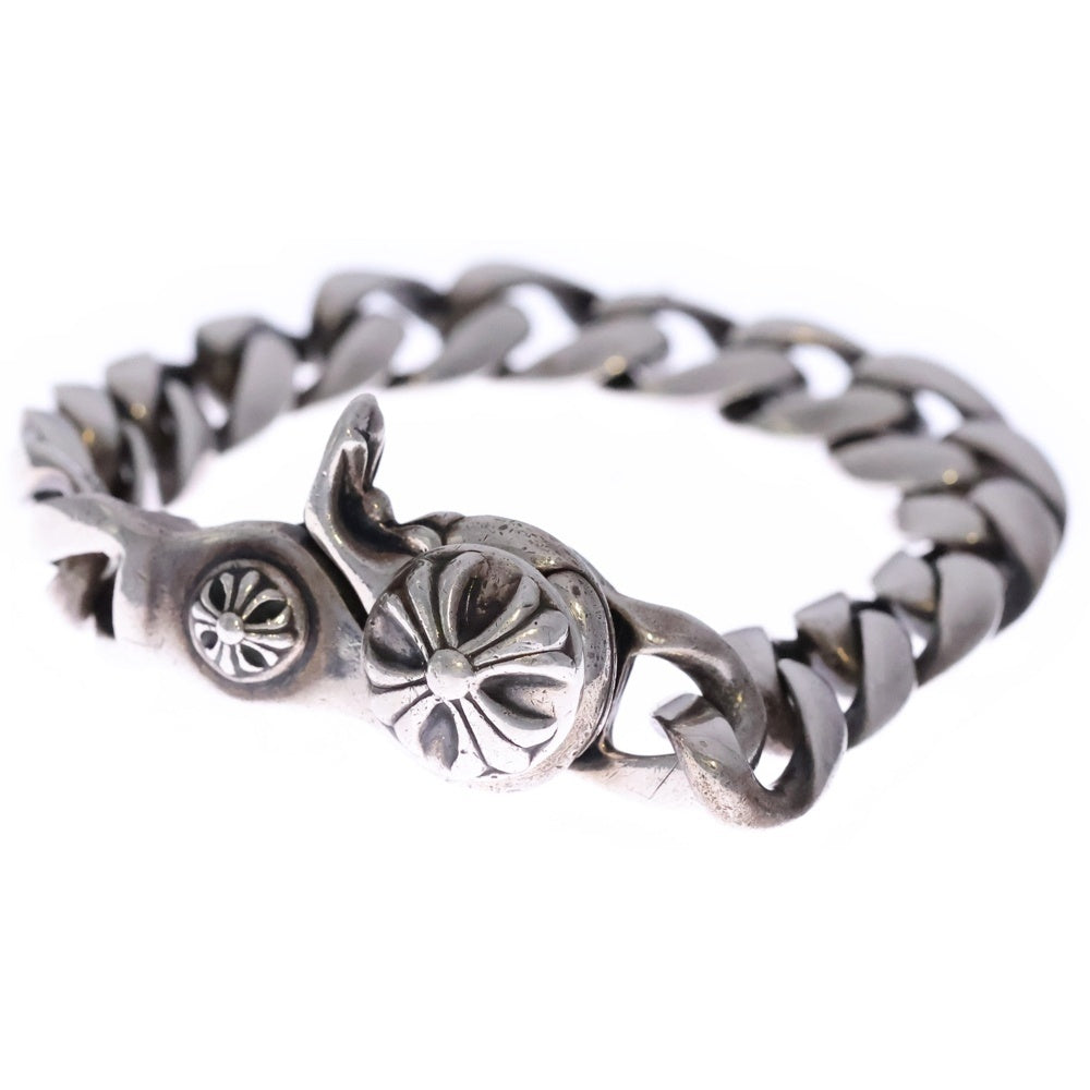 CHROME HEARTS(クロムハーツ) CLSC CHN LNK クラシックリンククリップブレスレット 15リンク シルバー オールド
