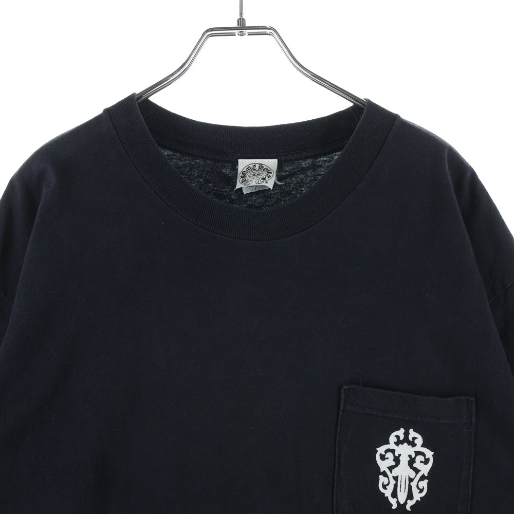 CHROME HEARTS(クロムハーツ) OLD Dagger Tee オールドモデル ダガープリント クルーネック半袖Tシャツカットソー ブラック