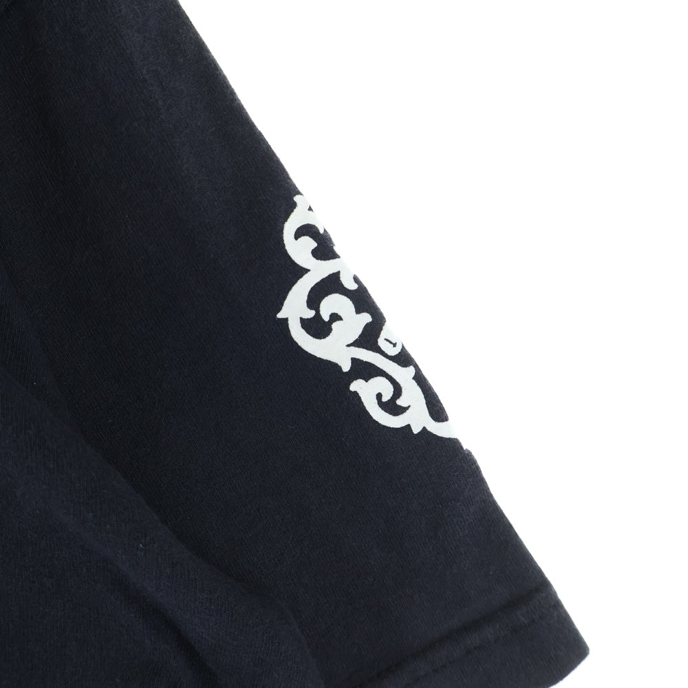 CHROME HEARTS(クロムハーツ) OLD Dagger Tee オールドモデル 袖ダガープリント ポケット クルーネック半袖Tシャツカットソー ブラック