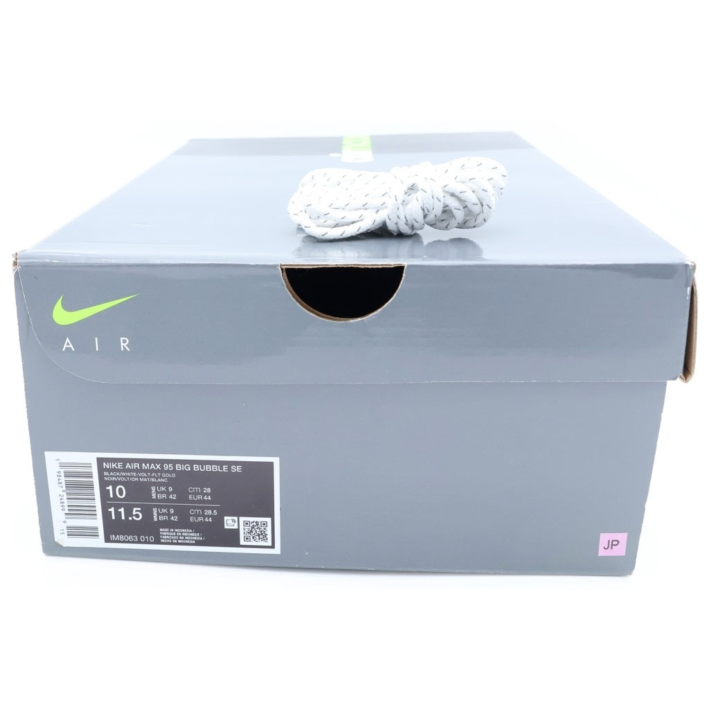 NIKE(ナイキ) AIR MAX 95 BIG BUBBLE SE HRJK エアマックス ビッグバブル ローカットスニーカー ブラック/イエロー US10/28cm IM8063-010