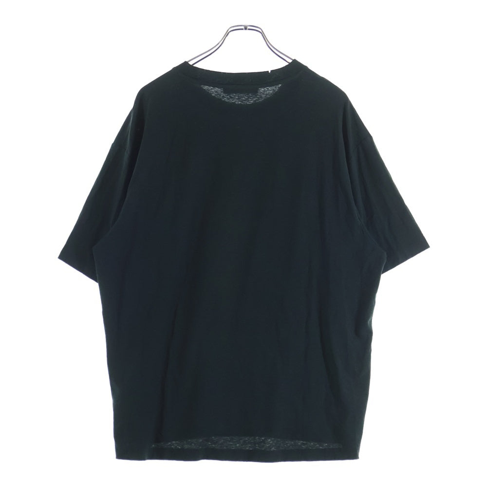 Acne Studios(アクネ ストゥディオズ) 1996 フロントロゴプリント クルーネック半袖Tシャツカットソー ブラック FN-UX-TSHI000013