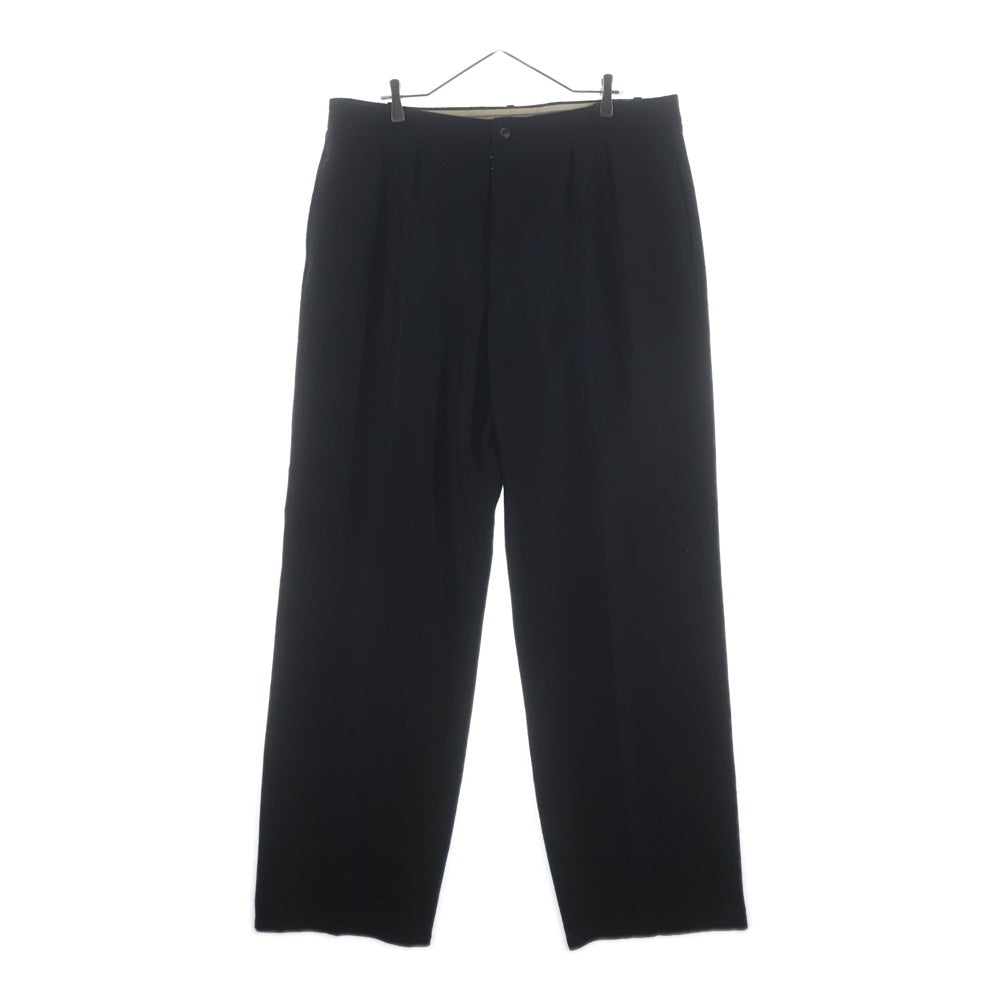 Maison Martin Margiela(メゾンマルタンマルジェラ) 25AW Wool Wide Pants S67KA0079 バック 4ステッチ ウール ワイドパンツ ブラック