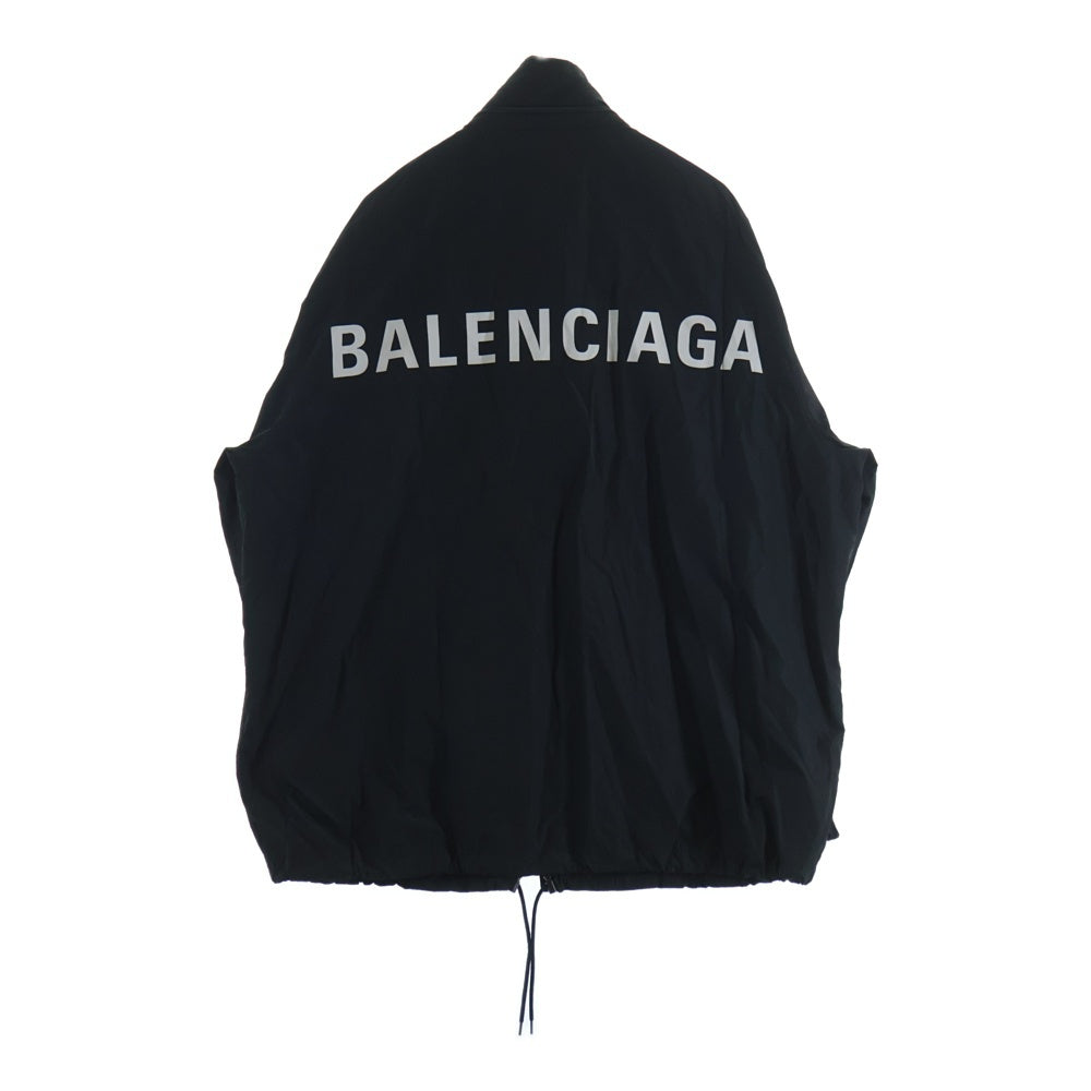 BALENCIAGA(バレンシアガ) 18SS ブランドロゴ ナイロンコーチジャケット ブラック 533911