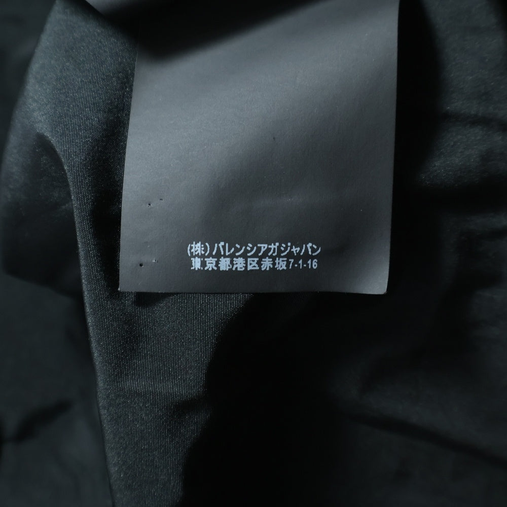 BALENCIAGA(バレンシアガ) 18SS ブランドロゴ ナイロンコーチジャケット ブラック 533911