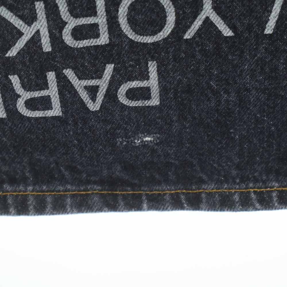 STUSSY(ステューシー) Big Ol' City Link Denim Jean 'Washed Black' ビッグ オーエル シティ リンク ウォッシュド加工 デニムパンツ ジーンズ 116657 ブラック