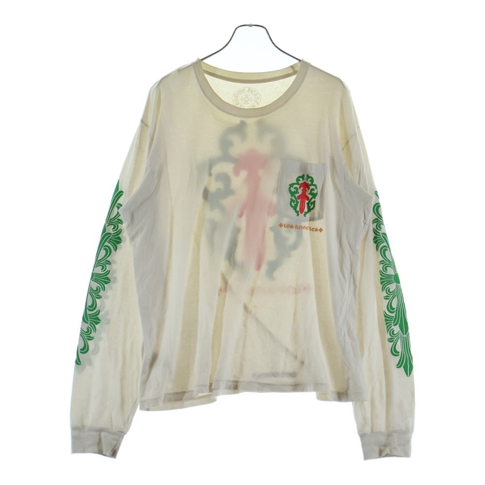 CHROME HEARTS(クロムハーツ) Los Angeles Limited Vine Dagger Print Long Sleeve Tee