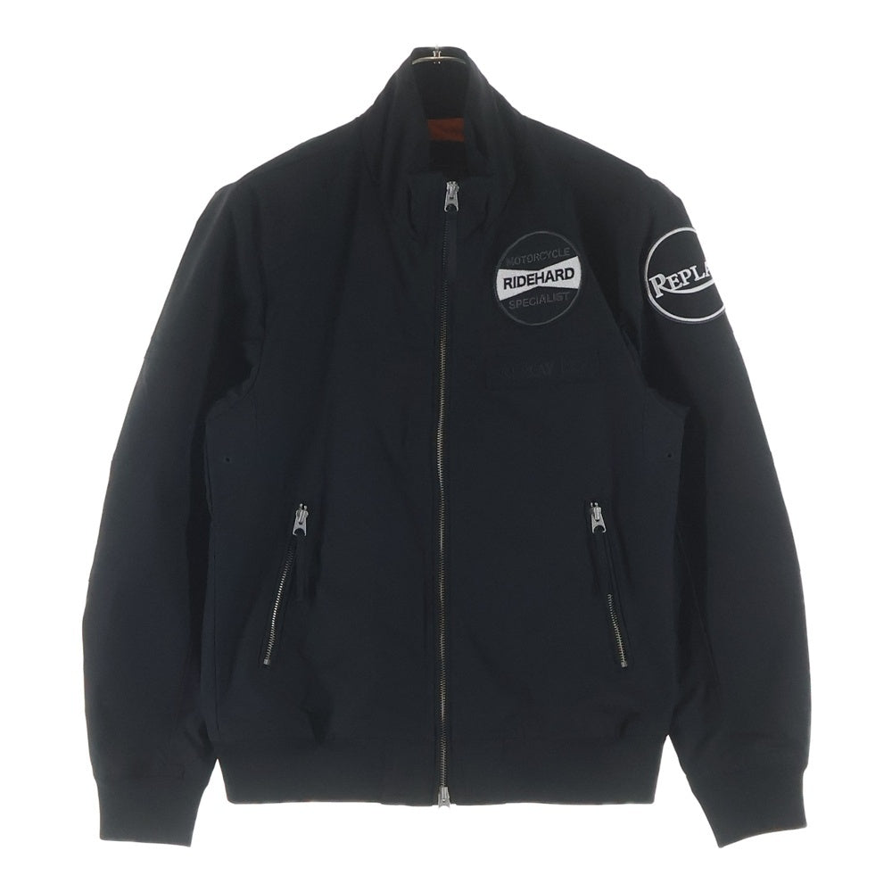 REPLAY(リプレイ) BIKER スウィングトップブルゾン ジップアップジャケット ブラック M8384 .000.84882