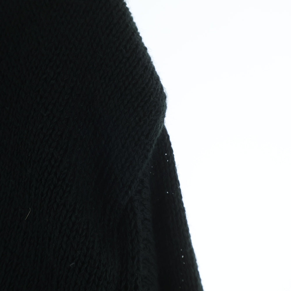 BLACK COMME des GARCONS(ブラックコムデギャルソン) Black Panelled Reversible Cardigan 1I-N001 ブラックパネルド リバーシブル ニットカーディガン ブラック