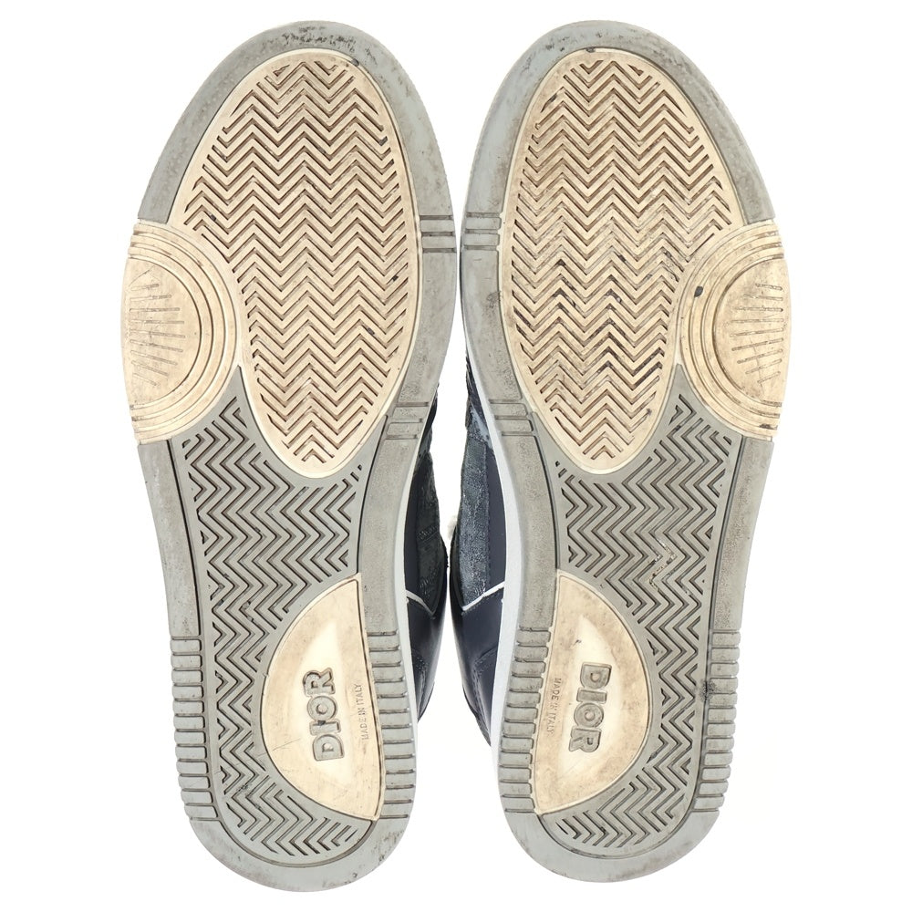 DIOR(ディオール) B27 LT CALFSKIN DO JACQUARD ローカットスニーカー グレー