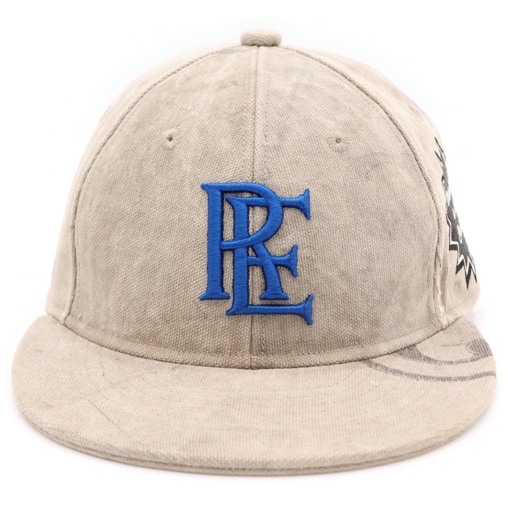 READY MADE(レディメイド) 24AW CAP/WHITE ヴィンテージ加工 ベースボールキャップ 帽子 カーキ RECL-CO-WH-00-00-293