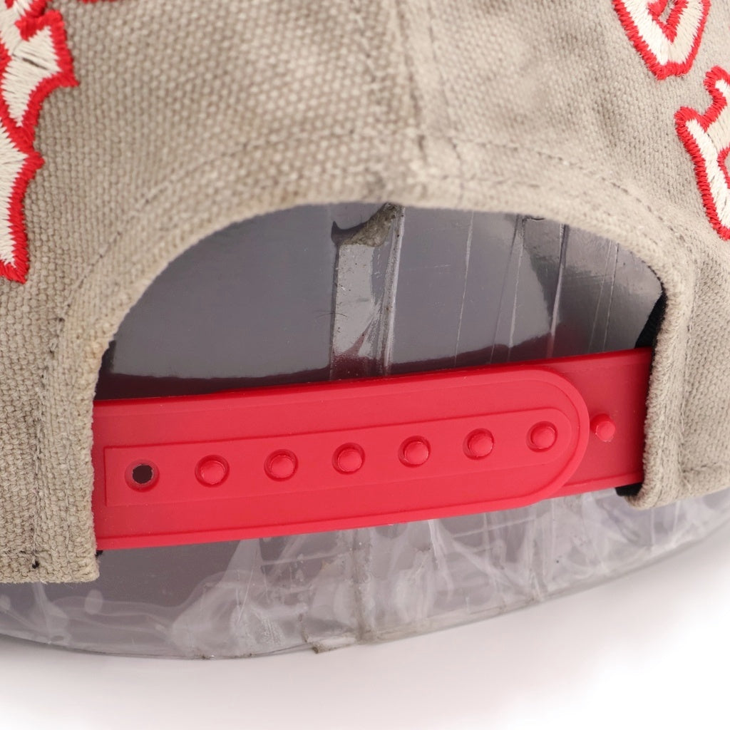 READY MADE(レディメイド) 24AW CAP/WHITE ヴィンテージ加工 ベースボールキャップ 帽子 カーキ RECL-CO-WH-00-00-293