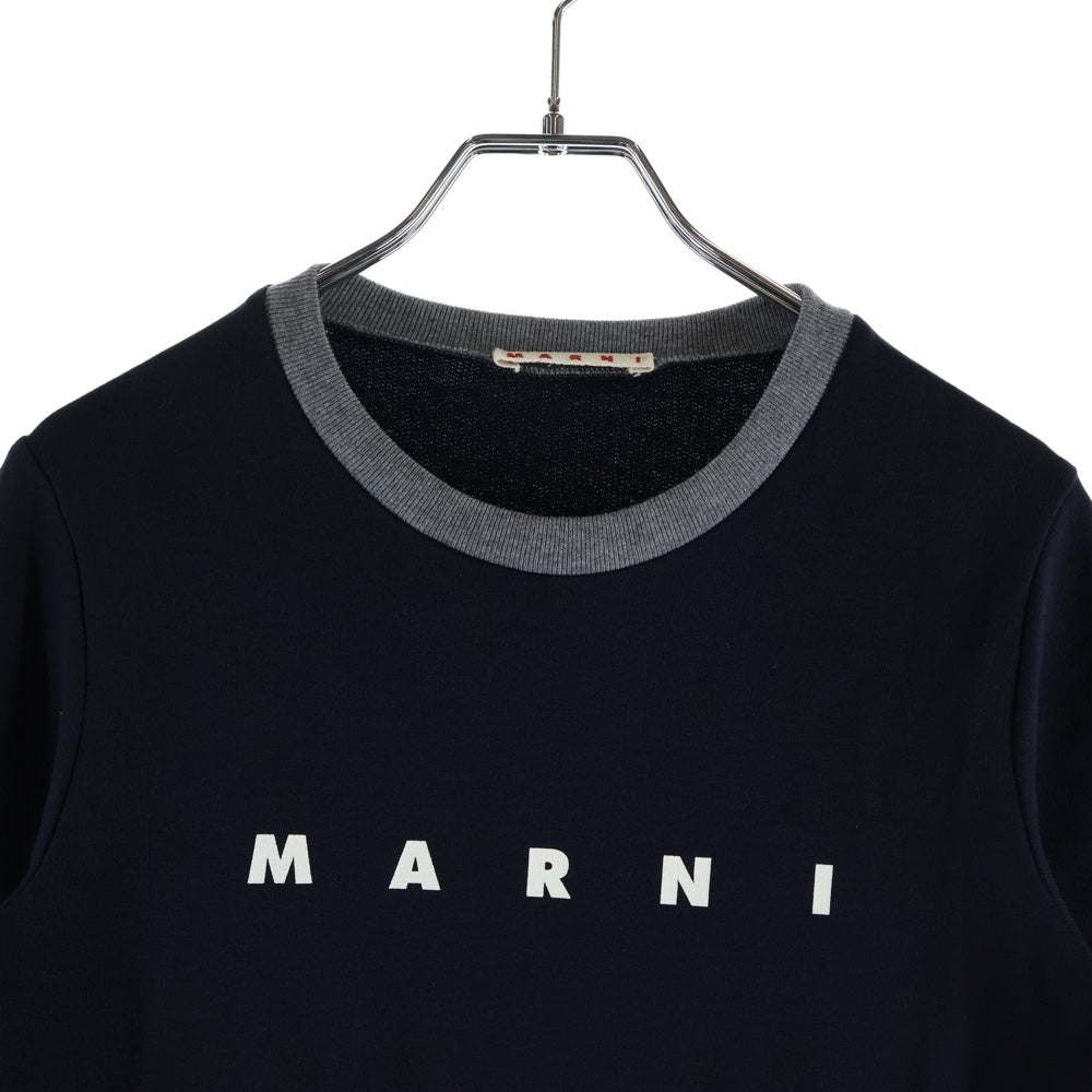 MARNI(マルニ) ブランドロゴプリント 切替スウェットワンピース キッズ M00505-M00ND 0M803 レディース