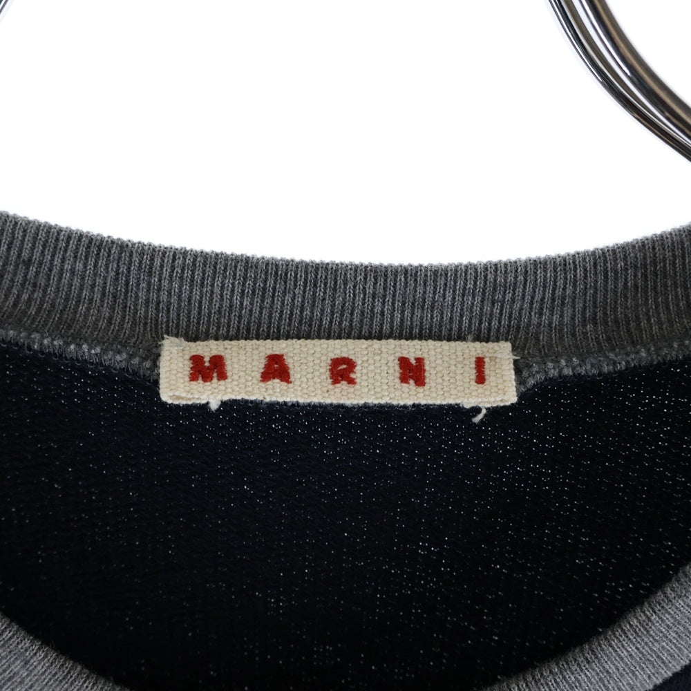 MARNI(マルニ) ブランドロゴプリント 切替スウェットワンピース キッズ M00505-M00ND 0M803 レディース